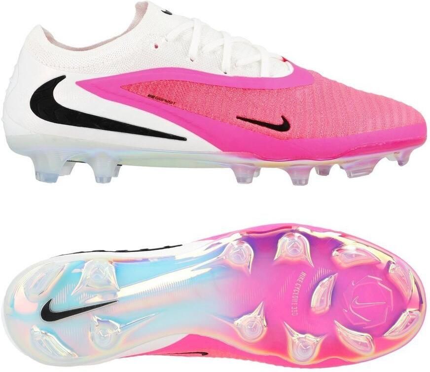 Nike Phantom 6 Elite Low Cut FG Breakout Roze Wit Zwart