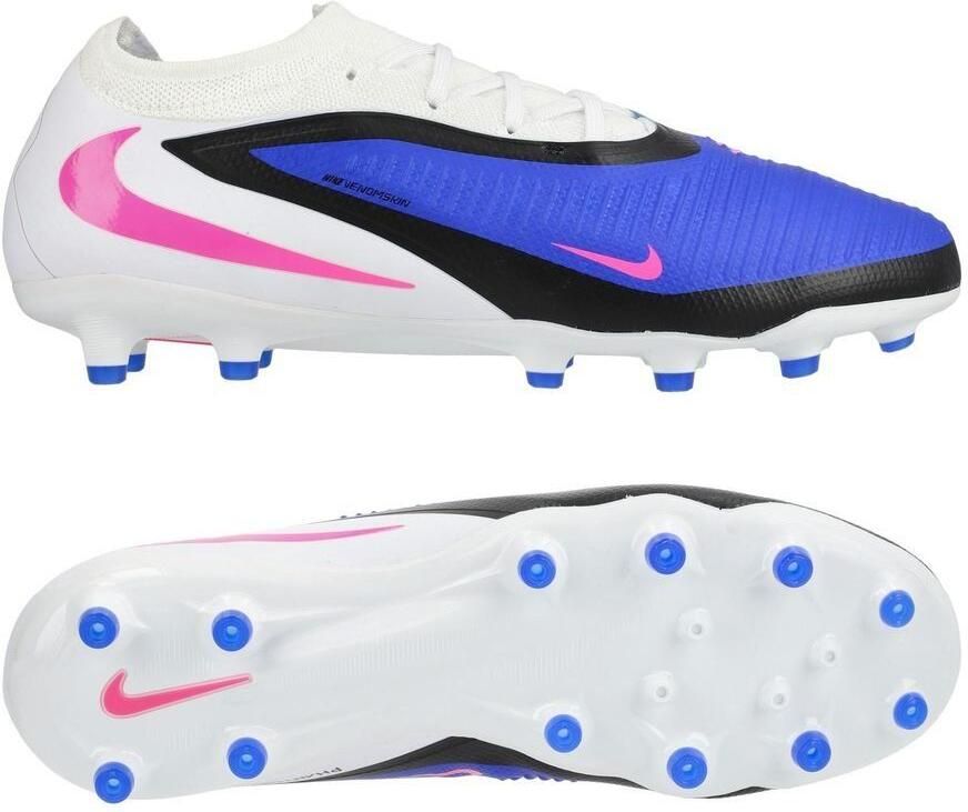 Nike Phantom 6 Pro Low Cut AG-PRO Attack Racer Blue Roze Wit