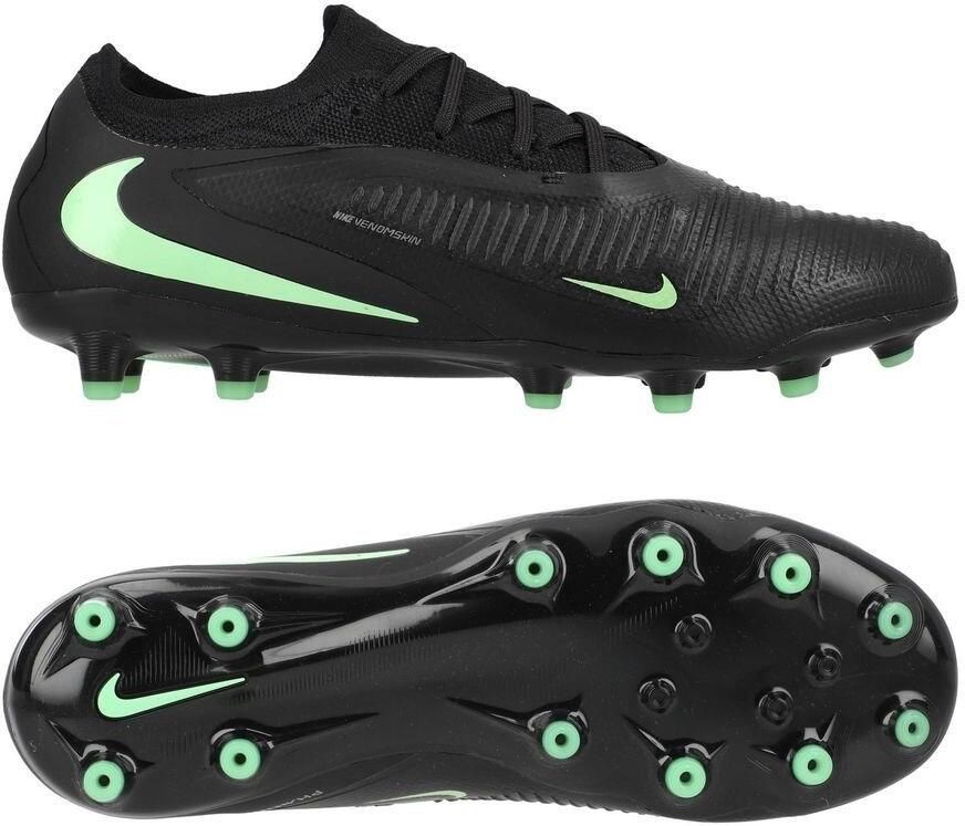 Nike Phantom 6 Pro Low Cut AG-PRO Shadow Zwart Illusion Green