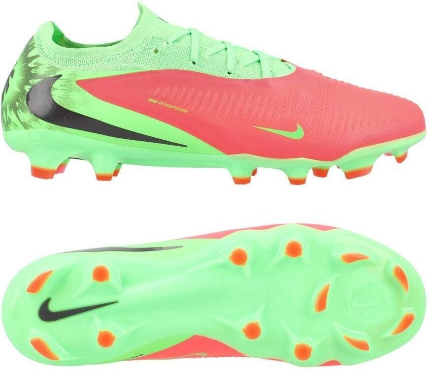 Nike Phantom 6 Pro Low Cut FG Erling Haaland Personal Edition Roze Zwart Groen