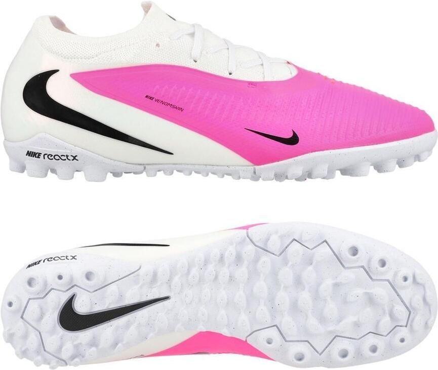 Nike Phantom 6 Pro Low Cut TF Breakout Roze Wit Zwart