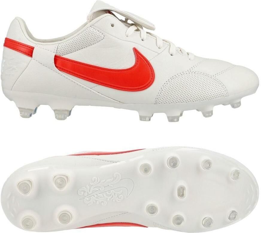 Nike Premier III FG Grijs Picante rood
