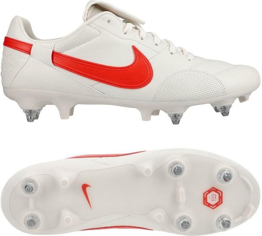 Nike Premier lll SG-PRO Anti-Clog Grijs Picante rood