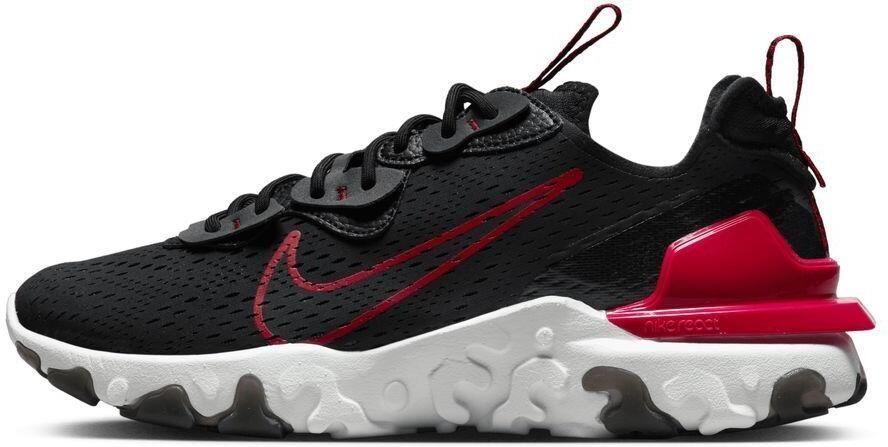 Nike Lage Sneakers React Vision Black University Red