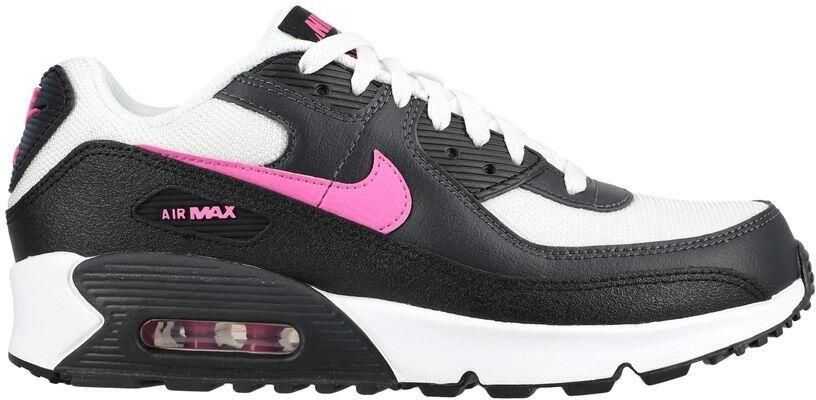 Nike Sneakers Air Max 90 Mesh Wit Roze Zwart Grijs Kids