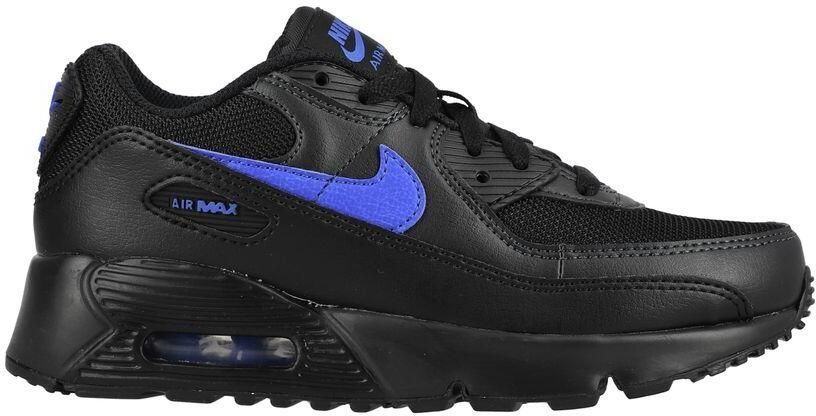 Nike Sneakers Air Max 90 Mesh Zwart Blauw Little Kids