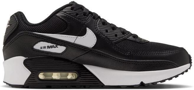 Nike Sneakers Air Max 90 Mesh Zwart Wit Kids