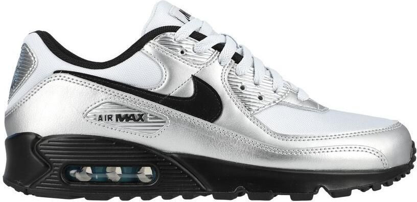 Nike Sneakers Air Max 90 Premium Treble 2 Zilver Zwart Blauw