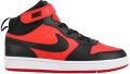Nike Sneakers Court Borough Mid 2 Rood Zwart Wit Little Kids - Rood