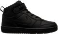 Nike Court Borough Mid 2 Zwart Sneakers Klittenband - Zwart