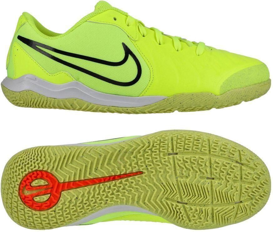 Nike Tiempo Legend 10 Academy IC Max Voltage Neon Zwart Kids