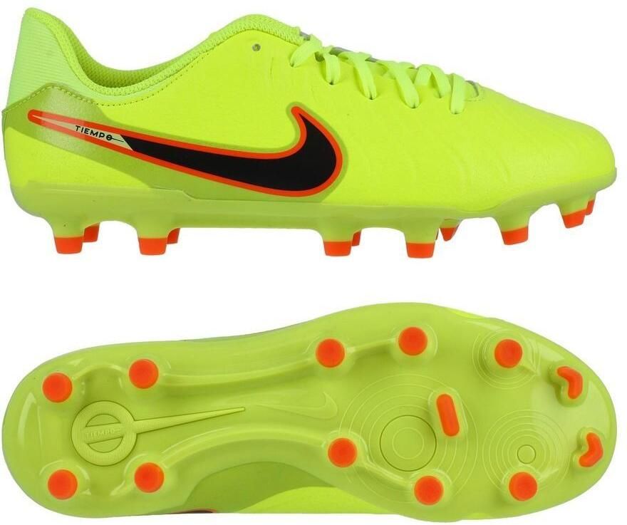 Nike Tiempo Legend 10 Academy MG Max Voltage Neon Zwart Kids