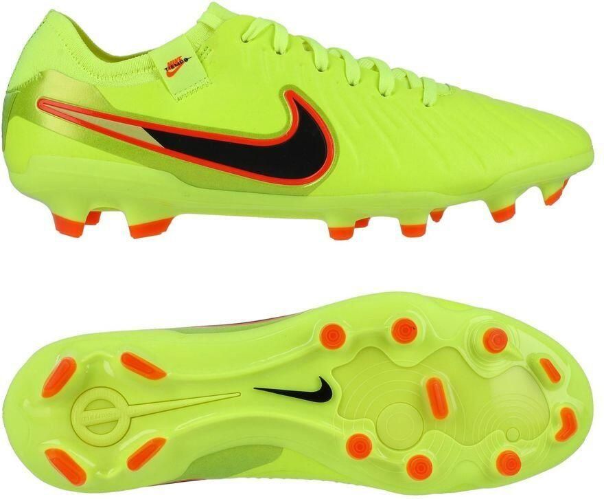 Nike Tiempo Legend 10 Pro FG Max Voltage Neon Zwart