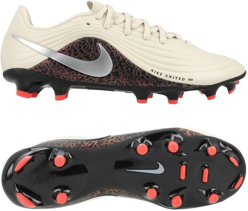 Nike Tiempo Maestro Academy MG United Grijs Zilver Bordeaux