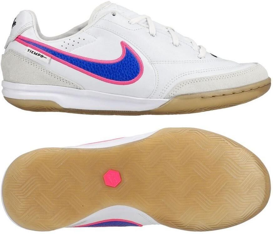 Nike Tiempo Streetgato IC Attack Wit Racer Blue Roze Kids