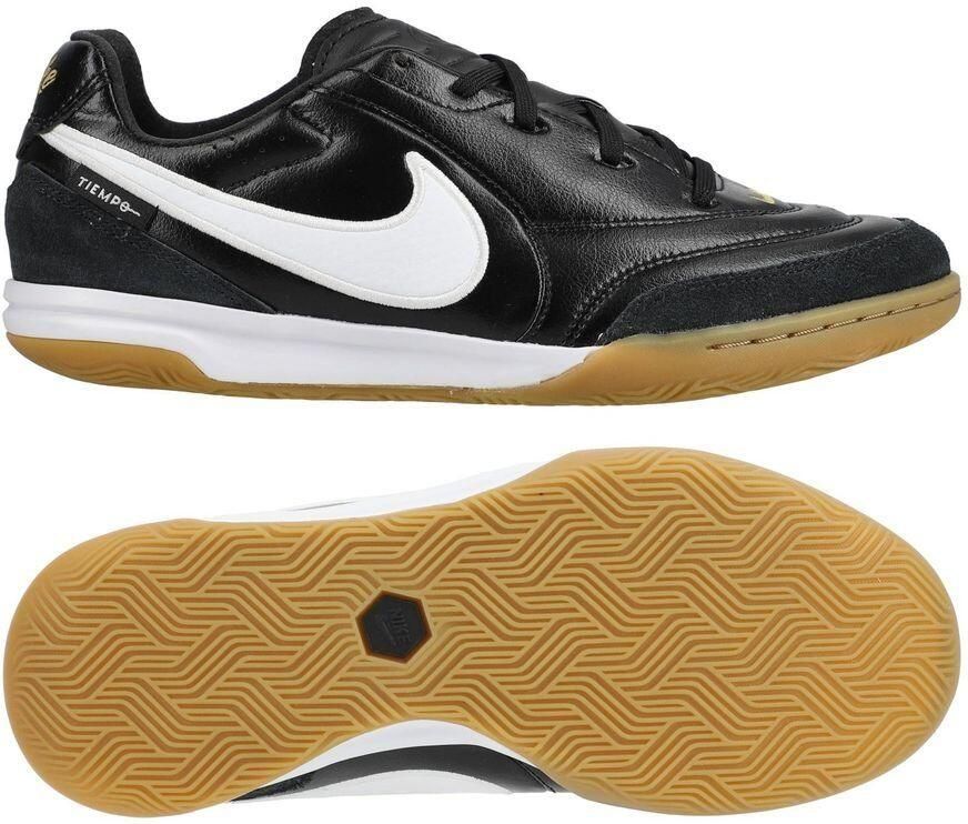 Nike Tiempo Streetgato IC Zwart Wit Kids