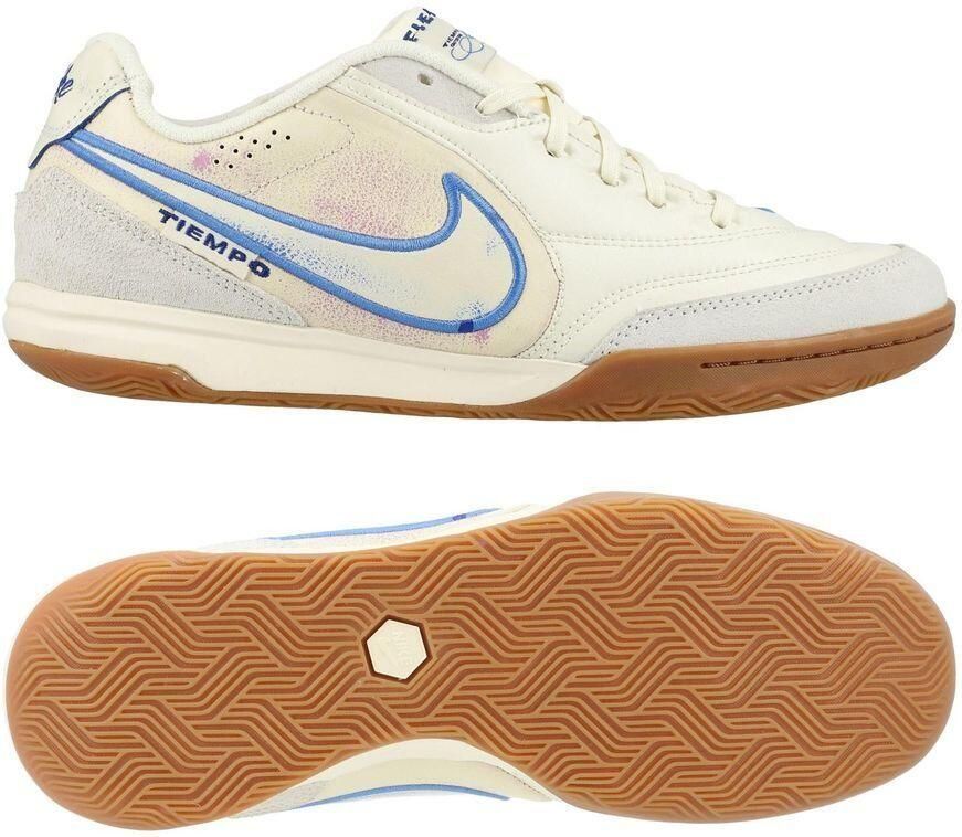 Nike Tiempo Streetgato PRM IC Wit Blue Crystal