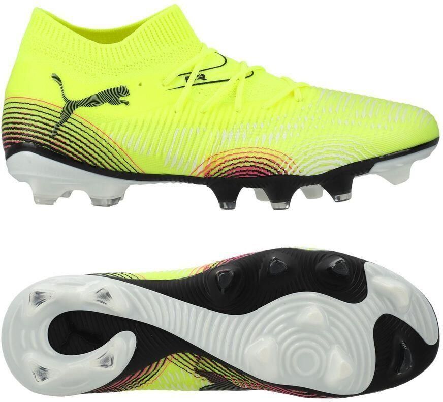 PUMA Future 8 Match FG AG Audacity Geel Zwart Door de zon getroffen Dames