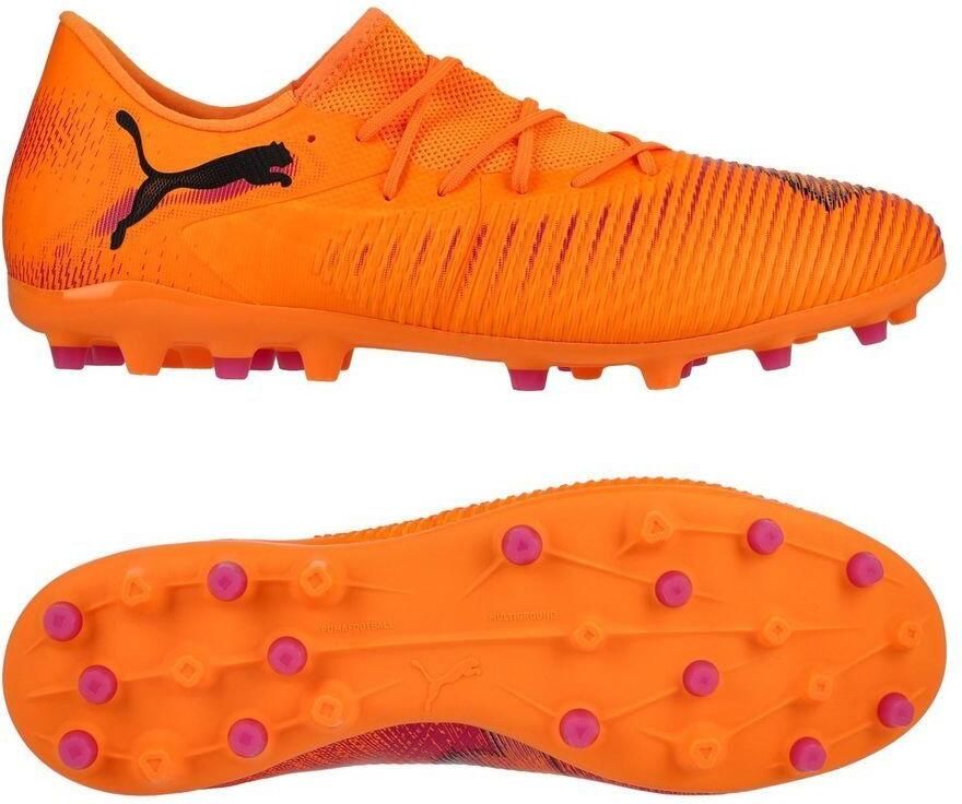 PUMA Future 8 Match Laag MG Hot Pursuit Hittebrand Zwart Roze