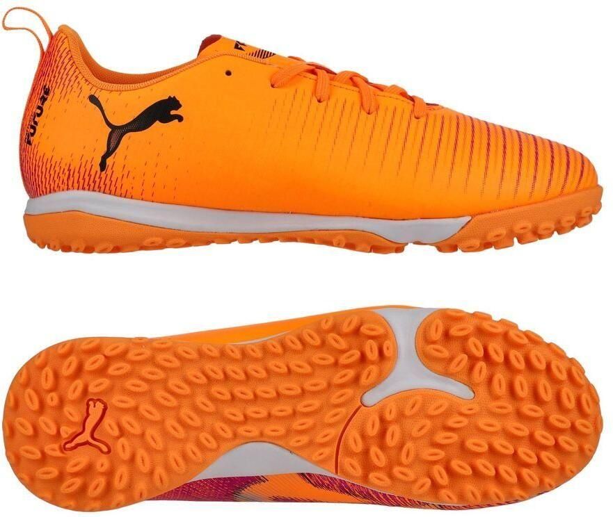 PUMA Future 8 Play + Mid TT Hot Pursuit Hittebrand Zwart Roze Kids