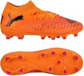 PUMA Future 8 Pro FG AG Hot Pursuit Hittebrand Zwart Roze Kids - Oranje