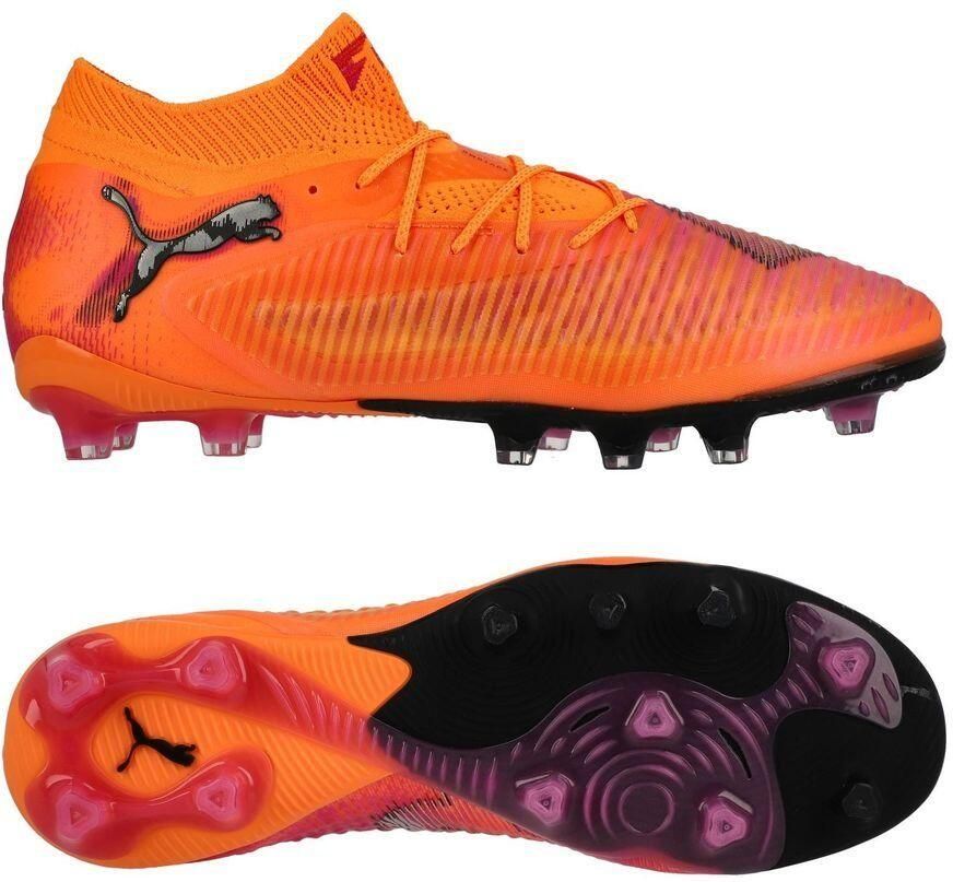 PUMA Future 8 Ultimate AG Hot Pursuit Hittebrand Zwart Roze Dames