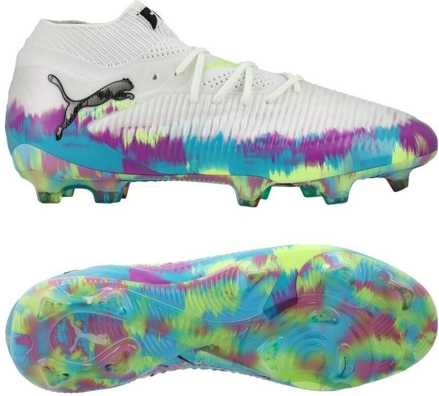 PUMA Future 8 Ultimate FG Brilliance Wit Fizzy Apple Blauw Puur magenta Dames LIMITED EDITION