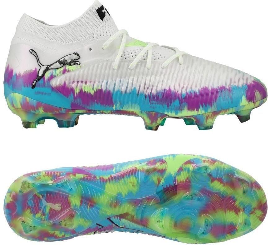 PUMA Future 8 Ultimate FG Brilliance Wit Fizzy Apple Blauw Puur magenta LIMITED EDITION