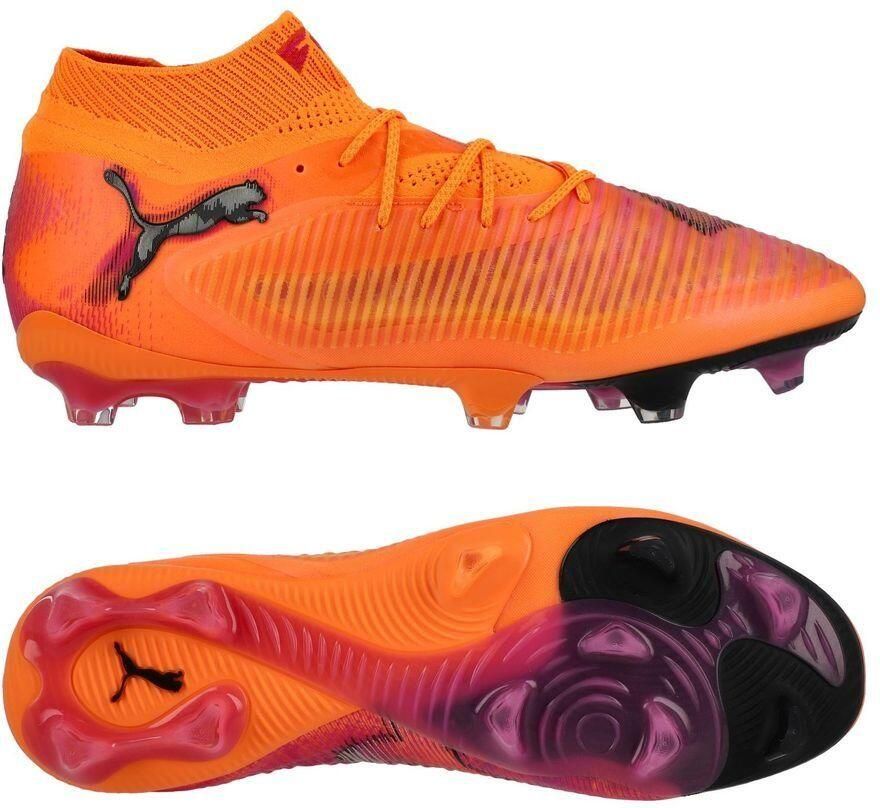 PUMA Future 8 Ultimate FG Hot Pursuit Hittebrand Zwart Roze Dames