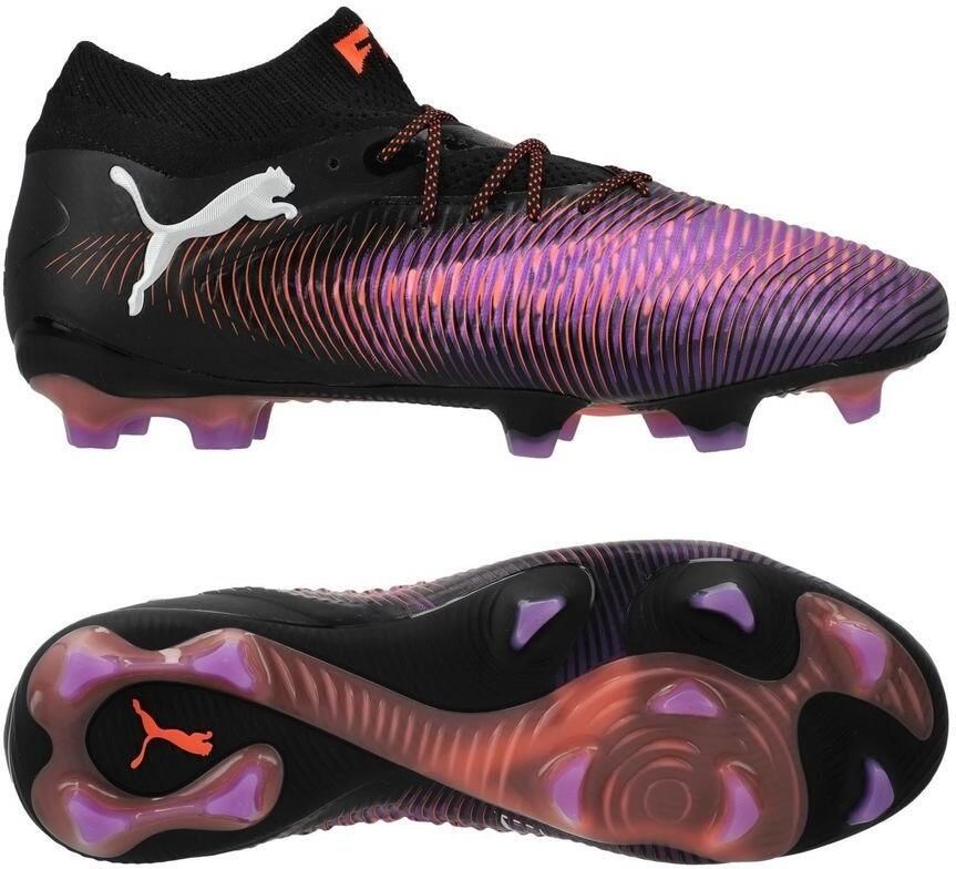 PUMA Future 8 Ultimate FG Unlimited Zwart Wit Gloeiend rood Dames