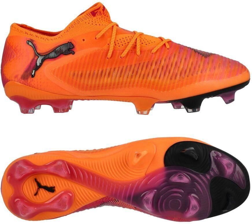 PUMA Future 8 Ultimate Laag FG Hot Pursuit Hittebrand Zwart Roze