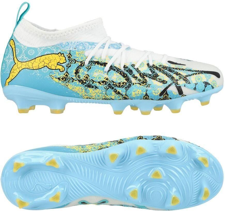 PUMA Future 9 Match Playmaker Fg ag Junioren Voetbalschoenen Blauw 1 2 Kinderen - Foto 2