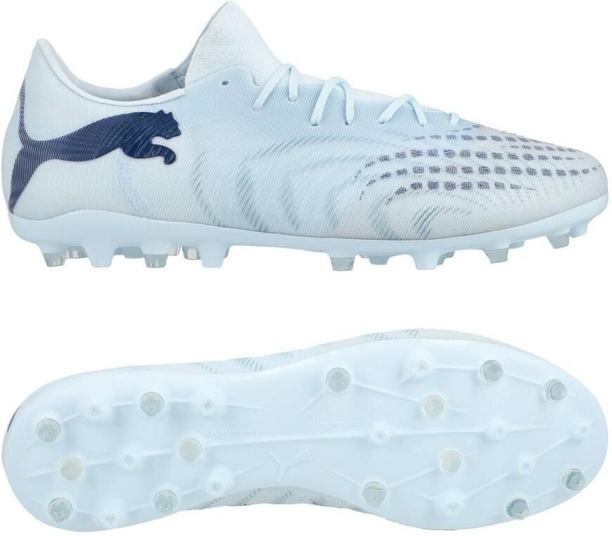 PUMA Future 9 Match Fusion Low Cut MG Dreamrush Ijsblauw Blue Jewel