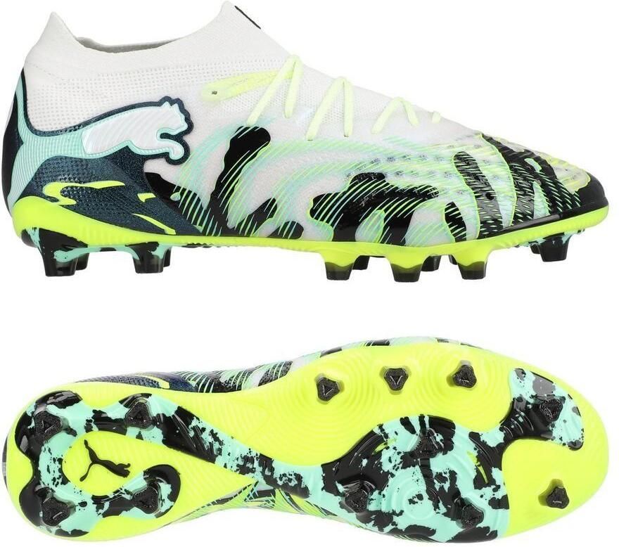 PUMA Future 9 Ultimate AG Creativity Geel Muntgelei Wit Zwart
