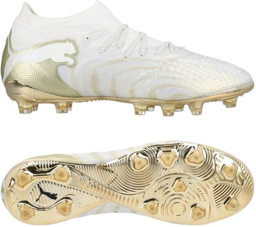 PUMA Future 9 Ultimate AG White Gold Wit Goud Zwart