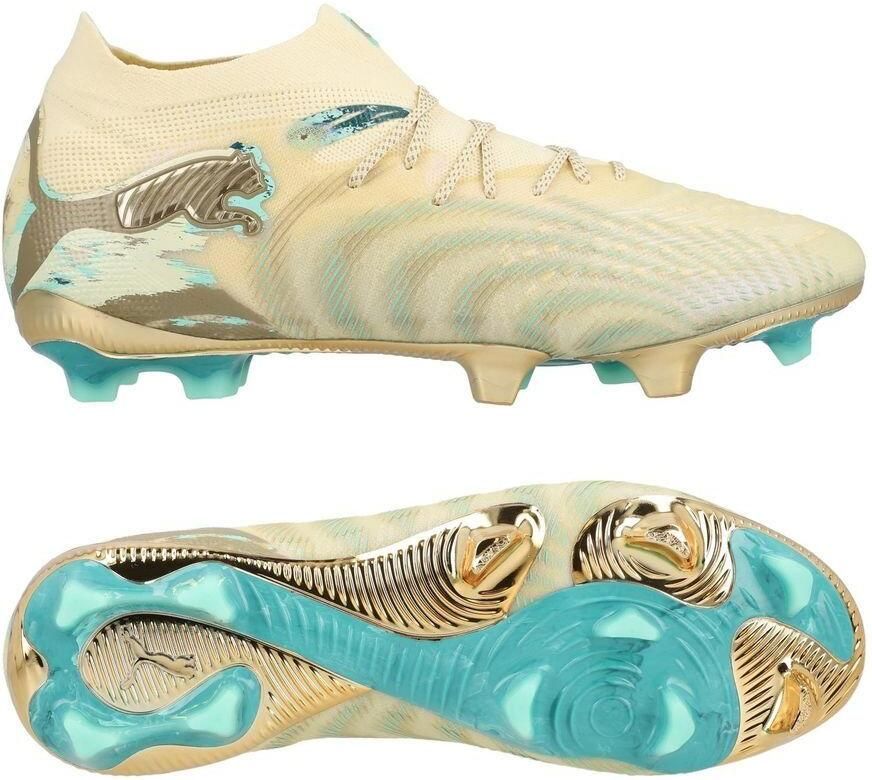 PUMA Future 9 Ultimate FG Chinese New Year Romige vanille Goud Muntgelei Smaragdgroen ijs LIMITED EDITION
