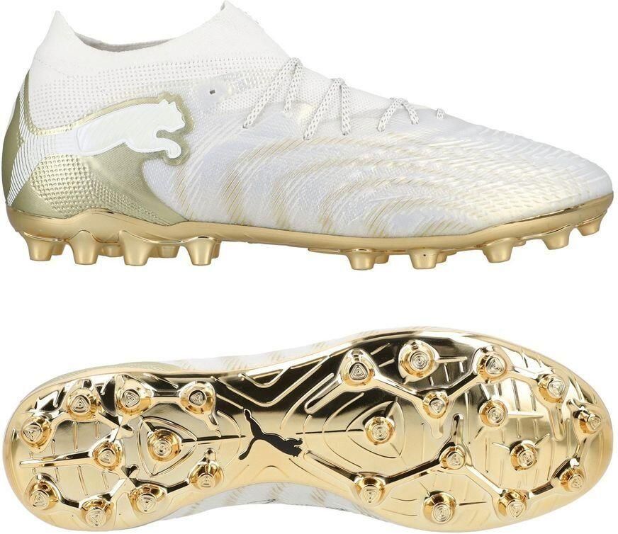 PUMA Future 9 Ultimate MG White Gold Wit Goud Zwart