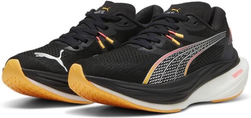 PUMA Hardloopschoenen Deviate Nitro 3 Zwart Roze Sun Stream Dames