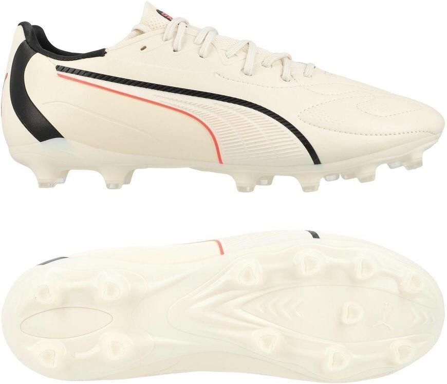 PUMA King 20 Match FG AG The Arrival A gaan met suiker Zwart Ultra Red Kids - Foto 2