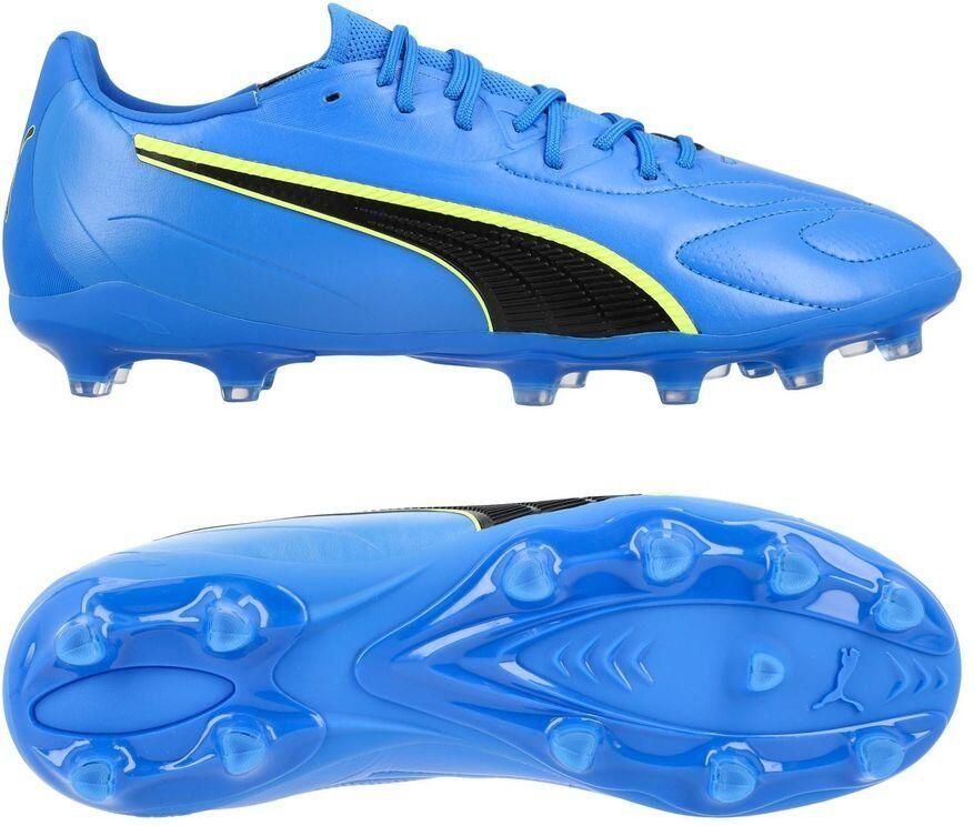 PUMA King 20 Match Fg ag Voetbalschoenen Blauw - Foto 2