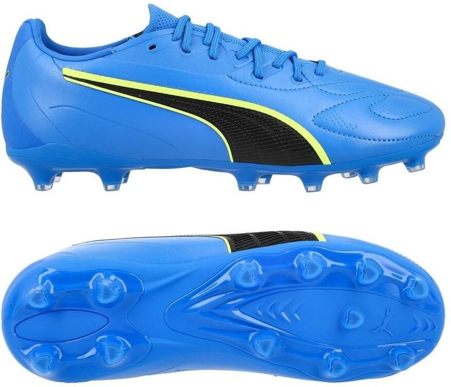 PUMA King 20 Match Fg ag Junioren Voetbalschoenen Blauw 1 2 Kinderen - Foto 2