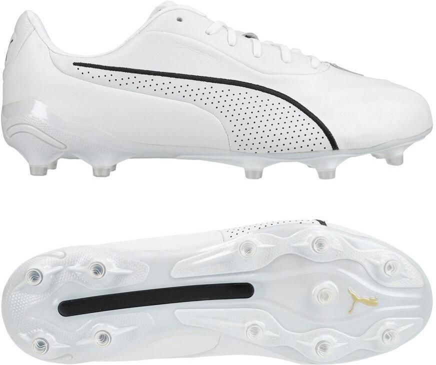 PUMA King Platinum FG AG Wit Goud Zwart LIMITED EDITION