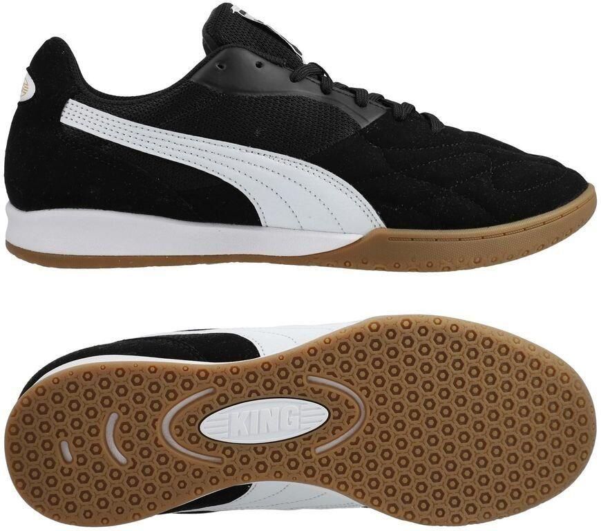 PUMA KING TOP IT Unisex Sportschoenen Black- White- Gold