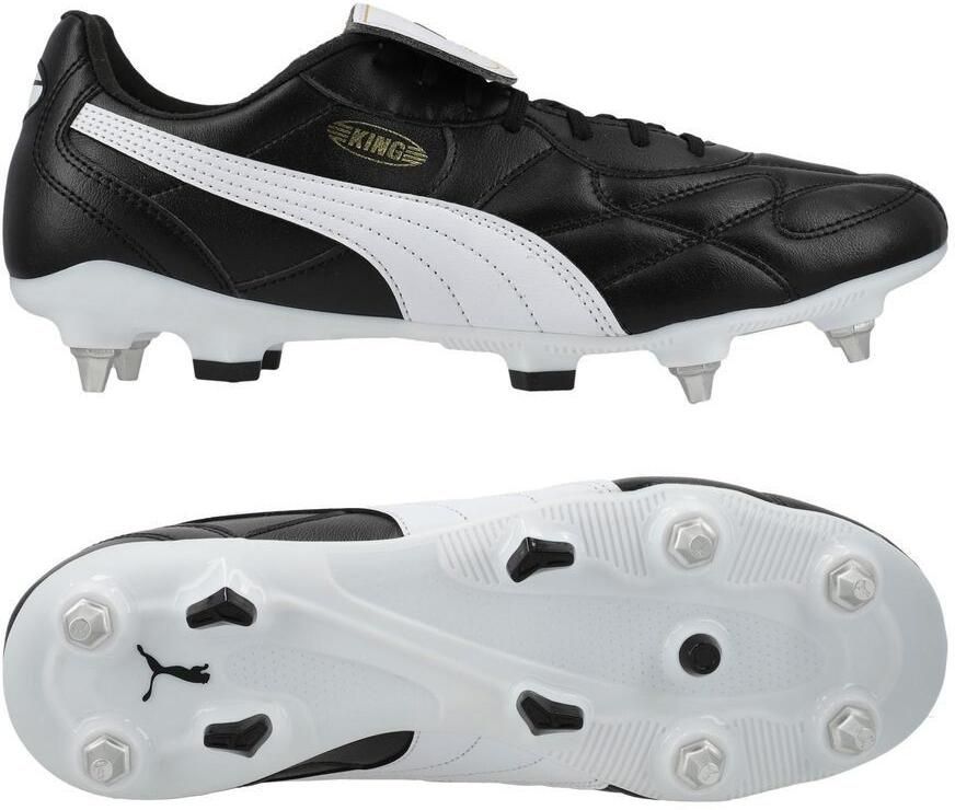 PUMA King Top SG Zwart Wit Goud