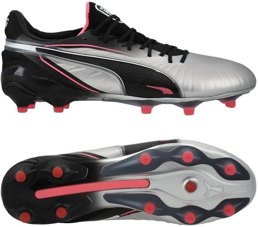 PUMA King Ultimate FG AG Audacity Zilver Zwart Door de zon getroffen Wit Dames
