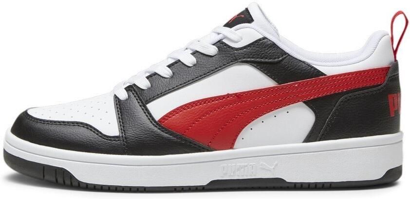 PUMA Schuhe Low Rebound v6 Low 392328 White-For All Time Red- Black - Foto 7