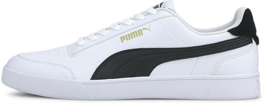 PUMA Schuhe Low Shuffle 309668 White- Black- Team Gold - Foto 3