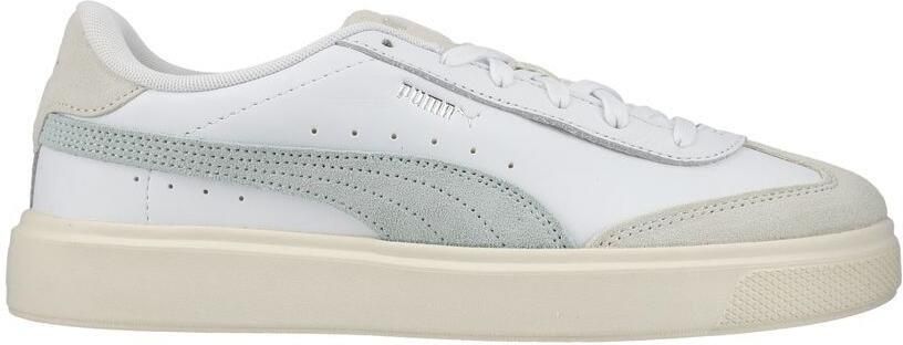 PUMA Sneakers Lajla T-toe Wit Peaceful Blue Dames