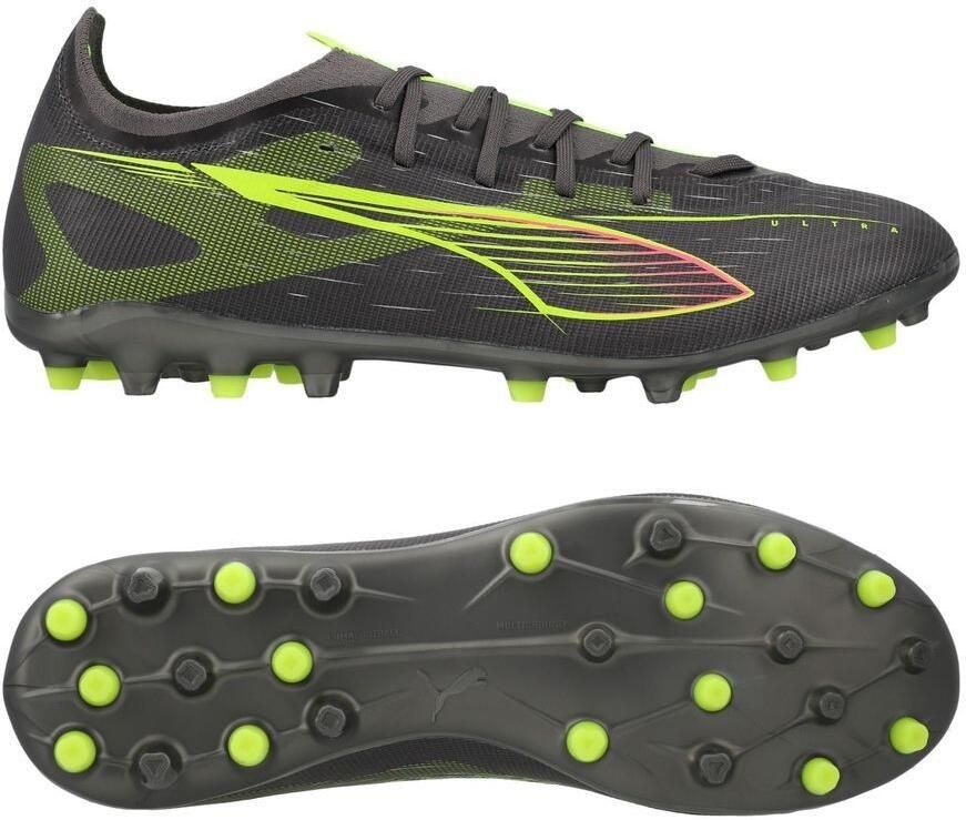 PUMA Ultra 5 Match MG Audacity Mat verouderd zilver Geel Zilver