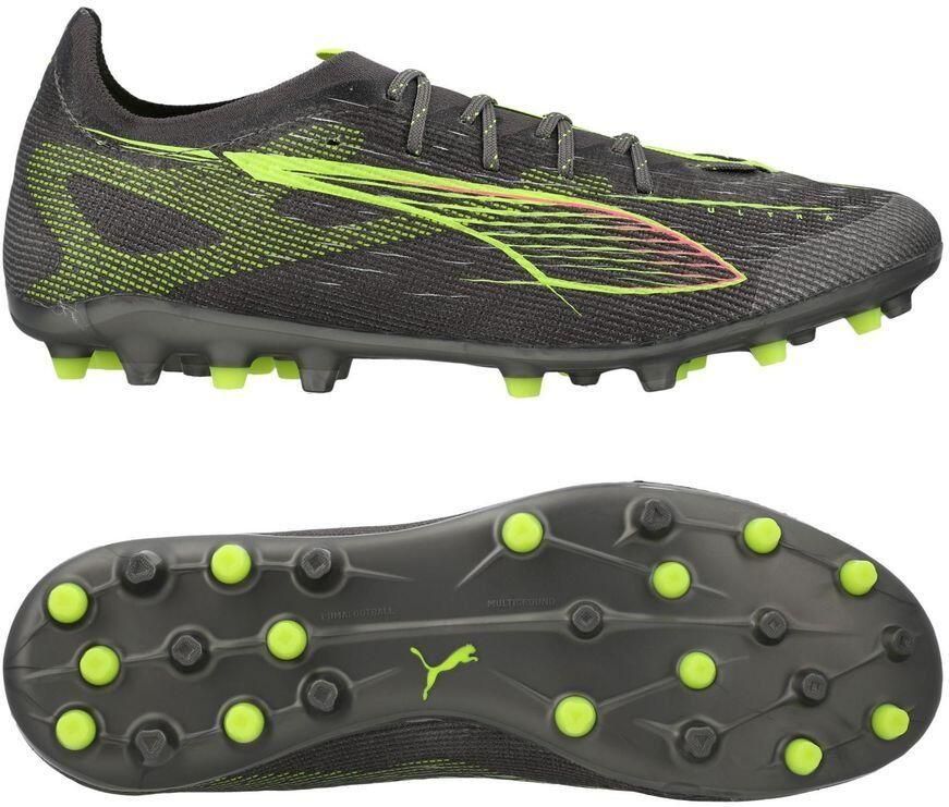 PUMA Ultra 5 Pro MG Audacity Mat verouderd zilver Geel Door de zon getroffen